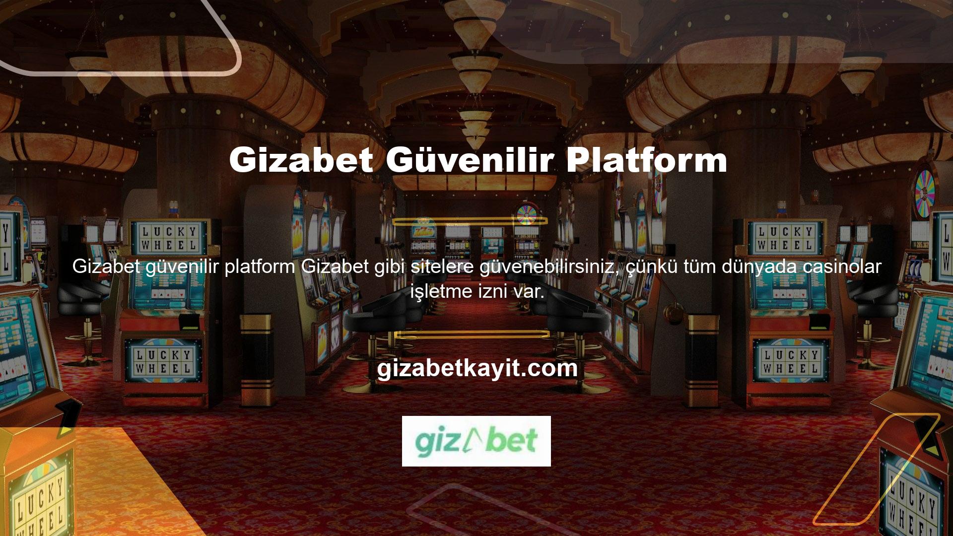Gizabet web sitesinde küresel bir lisansınız olduğunu görebilirsiniz